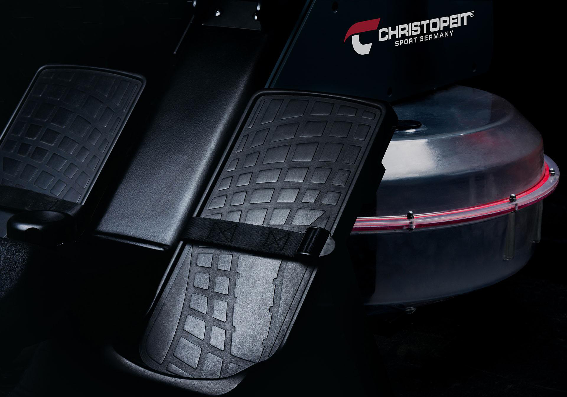 CHRISTOPEIT WP 1500 Wasser Rudergerät, Schwarz/Silber