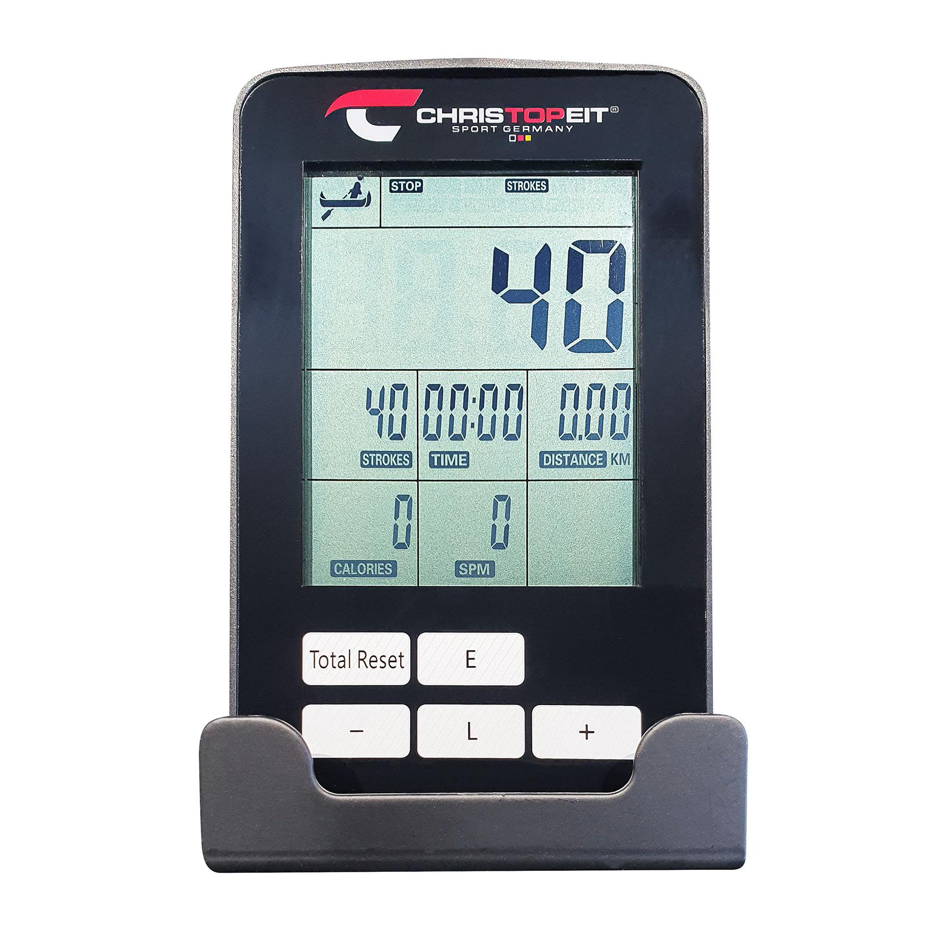 CHRISTOPEIT WP 1500 Wasser Rudergerät, Schwarz/Silber
