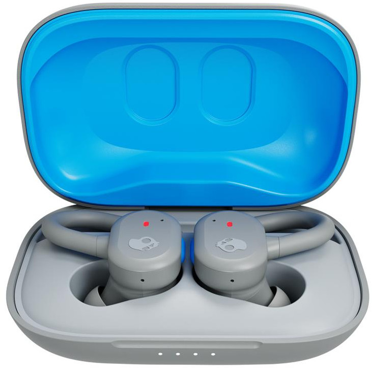 SKULLCANDY Écouteurs sans fil Push Active True Wireless Light Grey/Blue (S2BPW-P751) In-ear Oreillettes sans fil Bleu