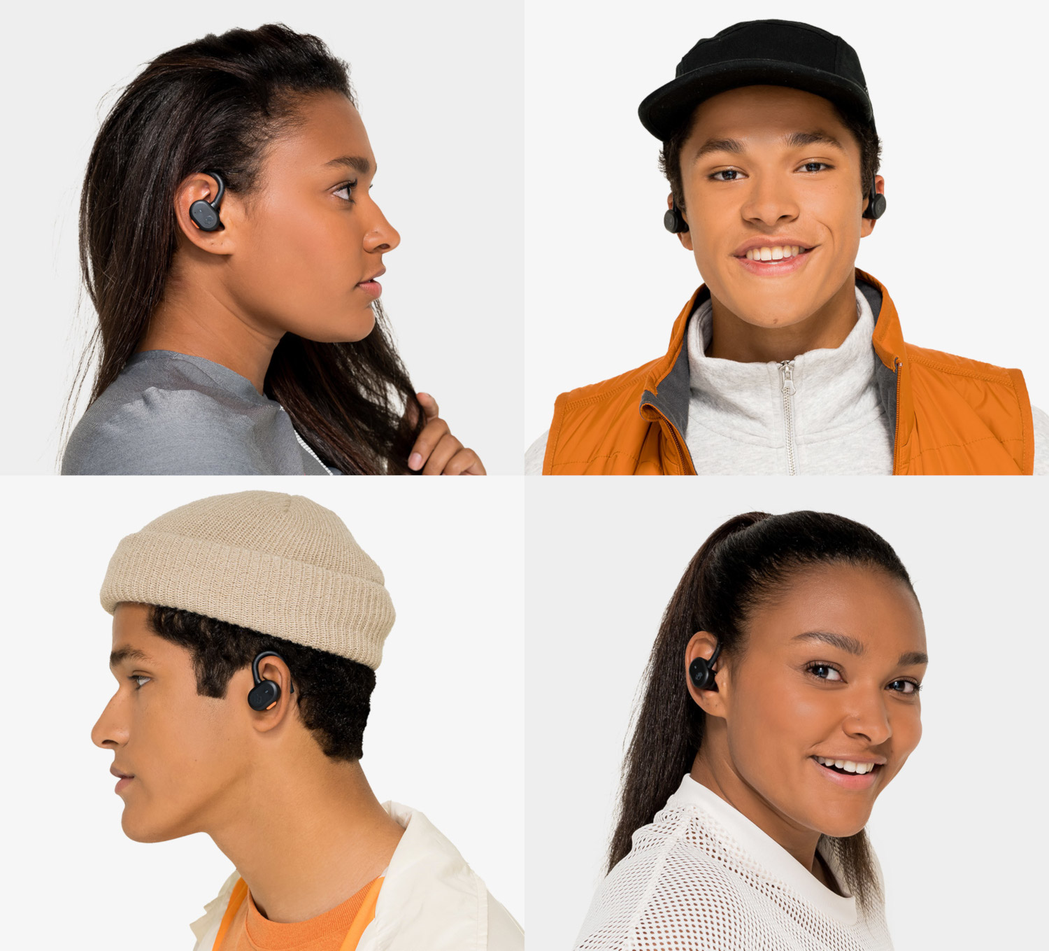 SKULLCANDY Écouteurs sans fil Push Active True Wireless Light Grey/Blue (S2BPW-P751) In-ear Oreillettes sans fil Bleu