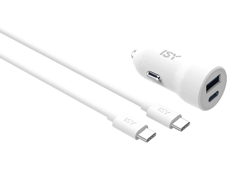 deleyCON 2,4A USB Ladegerät Zigarettenanzünder Schnellladung 2-Port Mini KFZ, Stromadapter, Energie & Strom