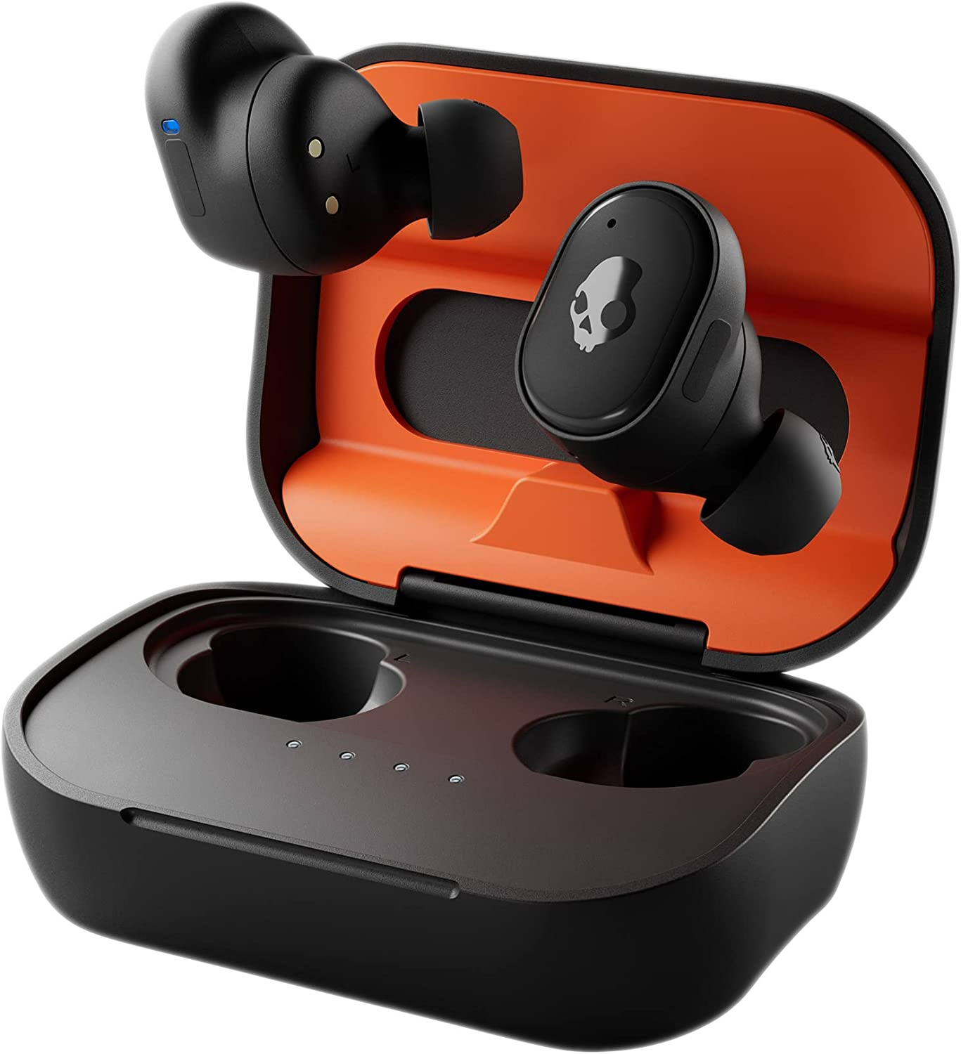 SKULLCANDY Écouteurs sans fil Grind Fuel True Wireless Black/Orange (S2GFW-P740) In-ear Oreillettes sans fil Orange