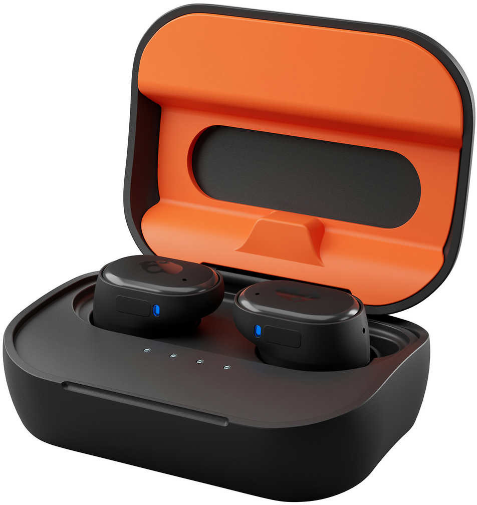 SKULLCANDY Écouteurs sans fil Grind Fuel True Wireless Black/Orange (S2GFW-P740) In-ear Oreillettes sans fil Orange
