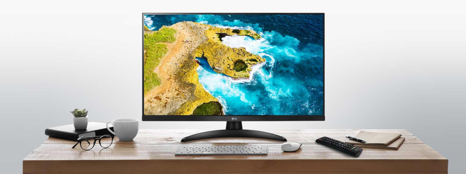 LG Moniteur IPS LED TV Monitor 27" Full-HD (27TQ615S-PZ) - Full HD - TV LED - 27 pouces
