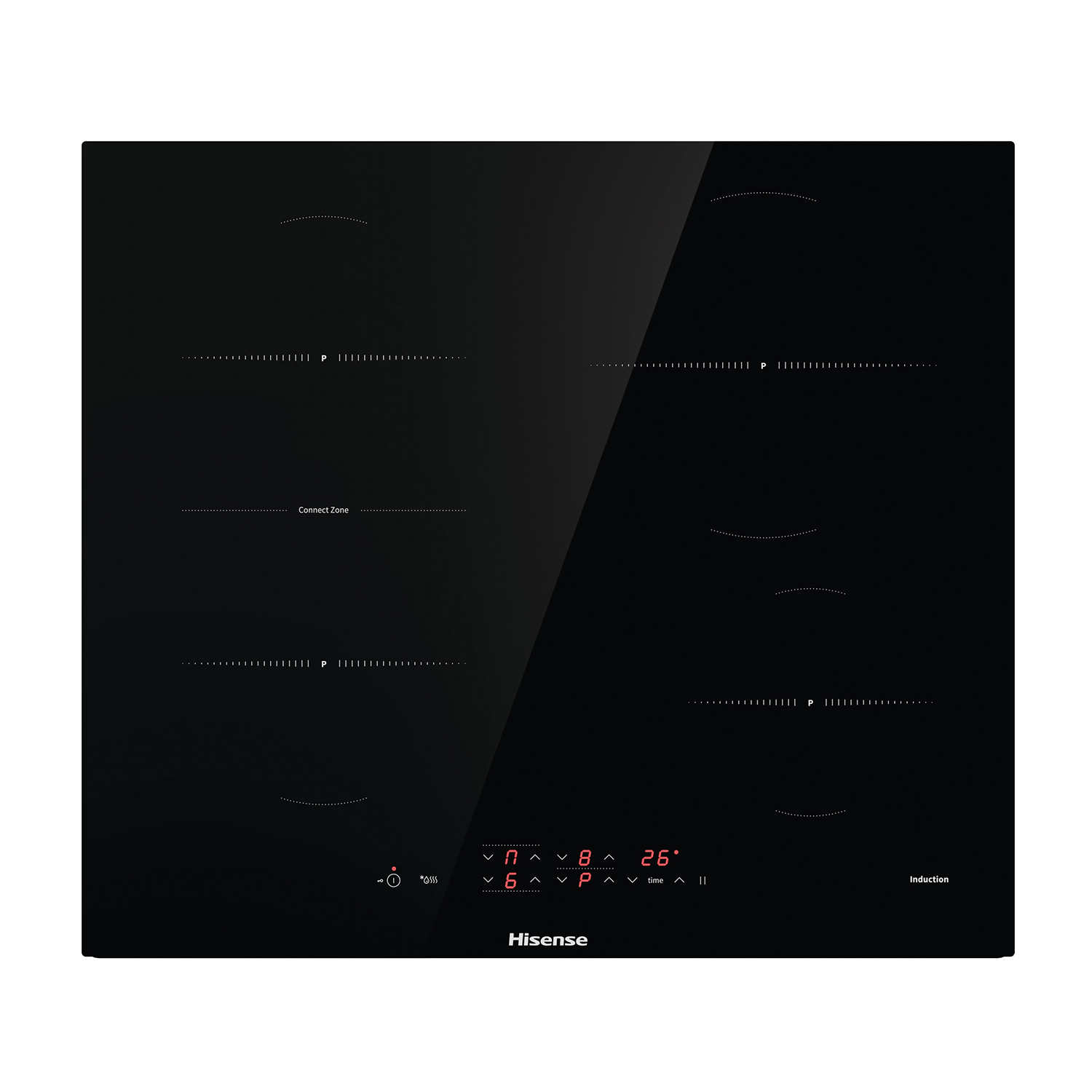 Piano Cottura A Induzione Hisense I6433Cb7, 4 zone cottura, 59,5 cm x 52