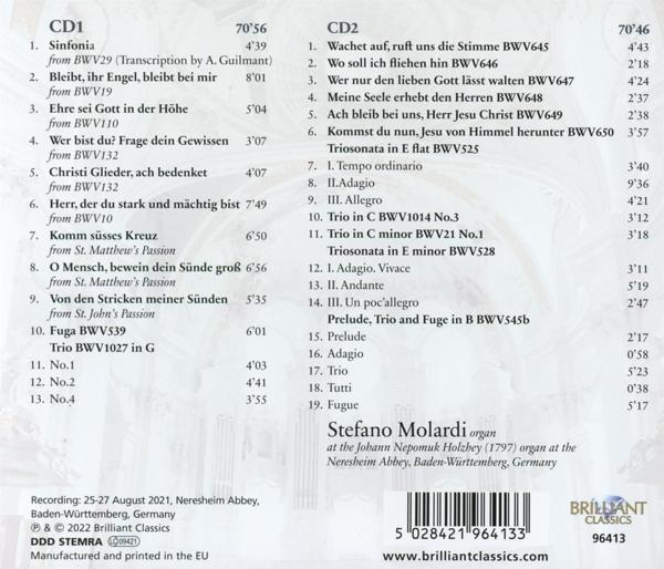 Stefano Molardi - J.S.Bach:Transcriptions  - (CD)