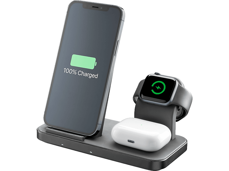 Cargador Inalámbrico Plegable 3x1 Magsafe 15w + Soporte Para Iphone Y Apple  Watch con Ofertas en Carrefour