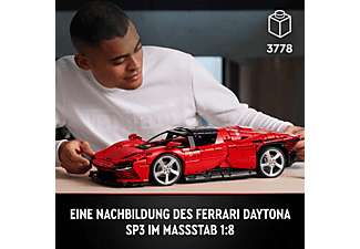 LEGO Technic 42143 Ferrari Daytona SP3 Bausatz, Mehrfarbig
