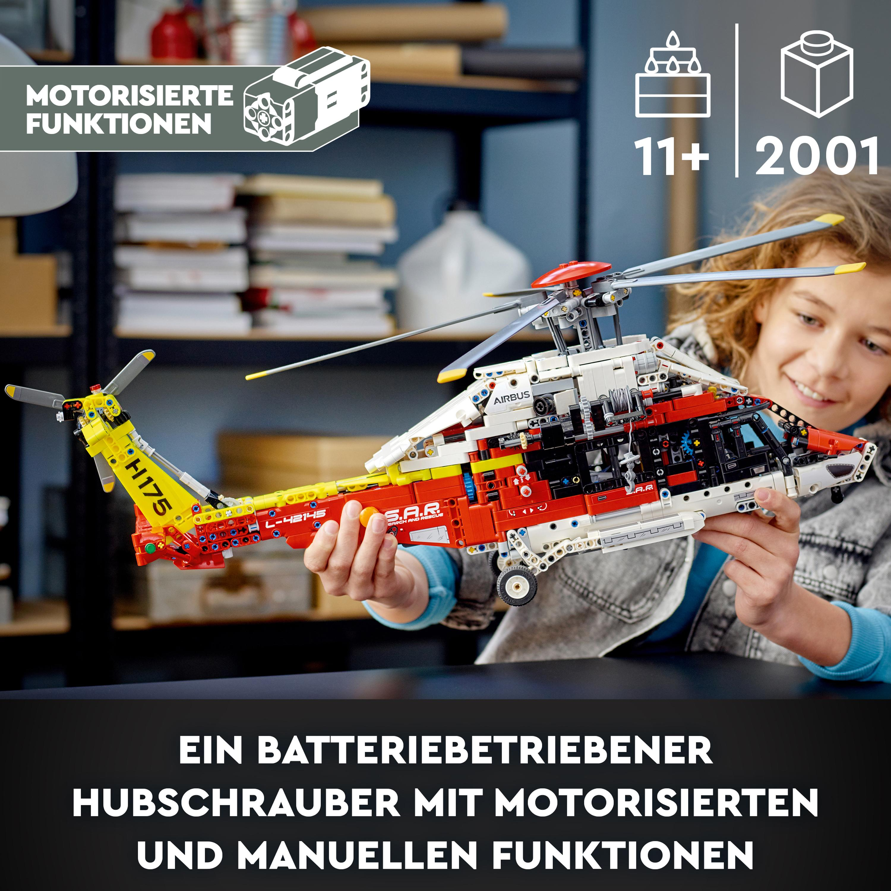 Bausatz, Technic H175 Airbus LEGO Mehrfarbig Rettungshubschrauber 42145