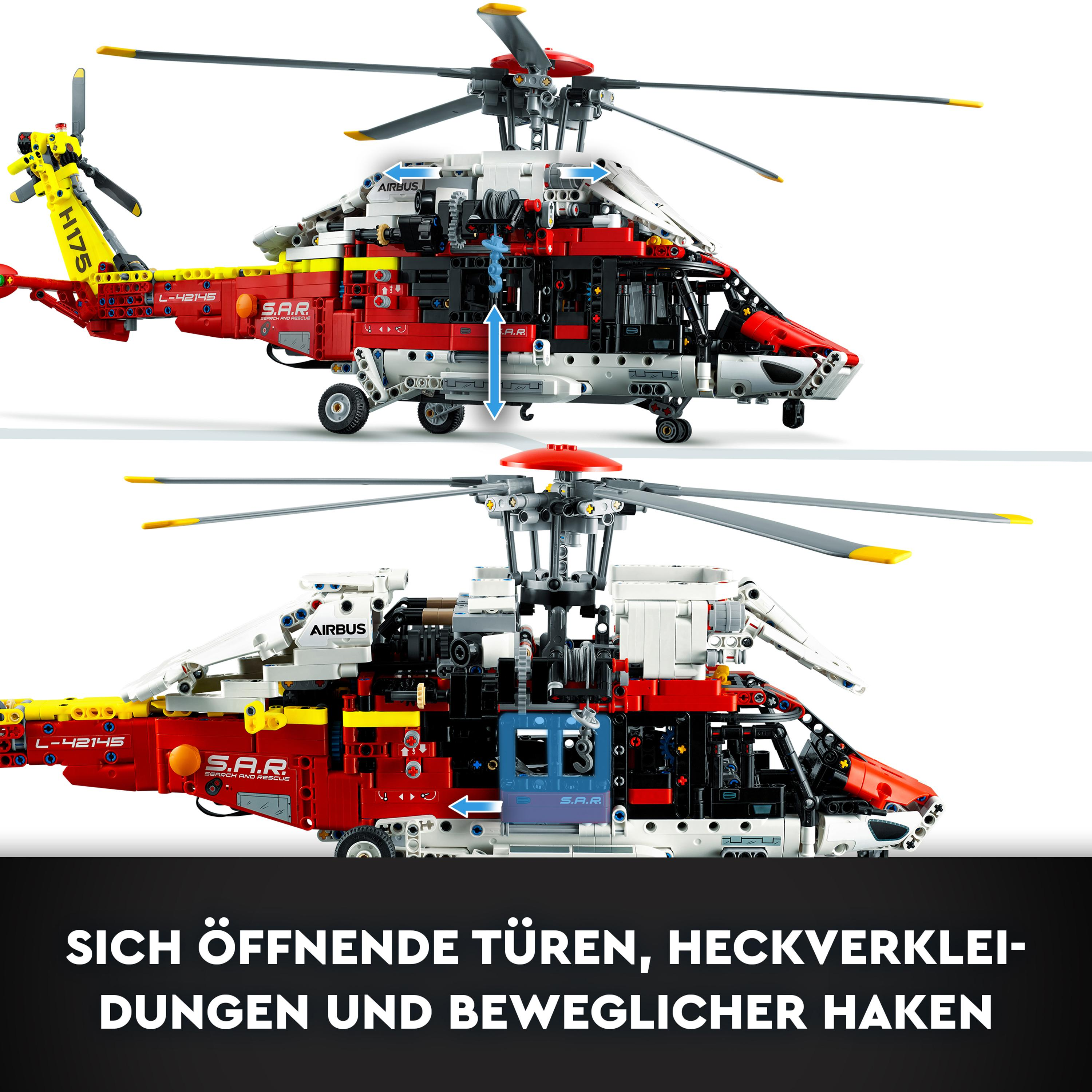 Bausatz, Technic H175 Airbus LEGO Mehrfarbig Rettungshubschrauber 42145