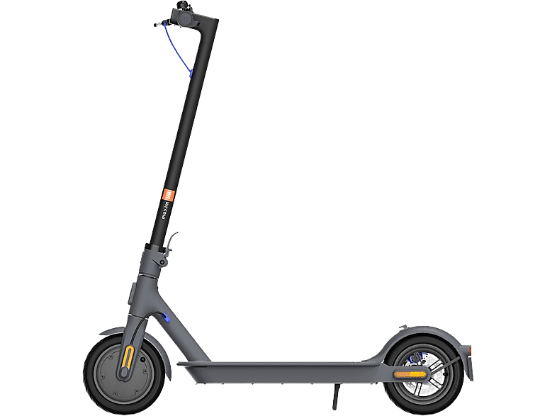 Patinete eléctrico  Xiaomi Mi Electric Scooter 3, 100 kg, 7650mAh, Vel.  25km/h, 30 km, Bluetooth, Negro