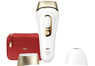 BRAUN Silk-Expert Pro 5 PL5160 - IPL Haarentfernungsgerät (Weiss/Gold)