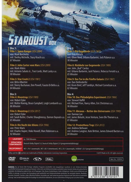 Box Stardust DVD
