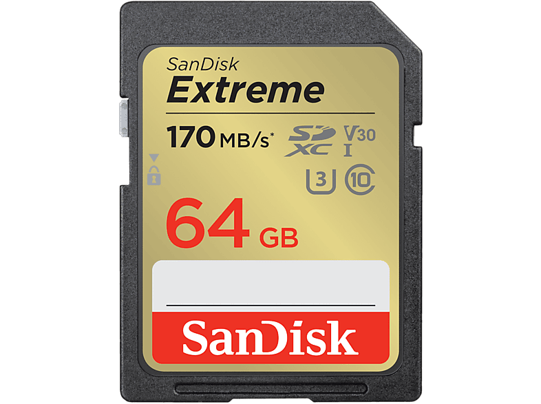 Sandisk Geheugenkaart Extreme Sdxc 64 Gb (00121579)