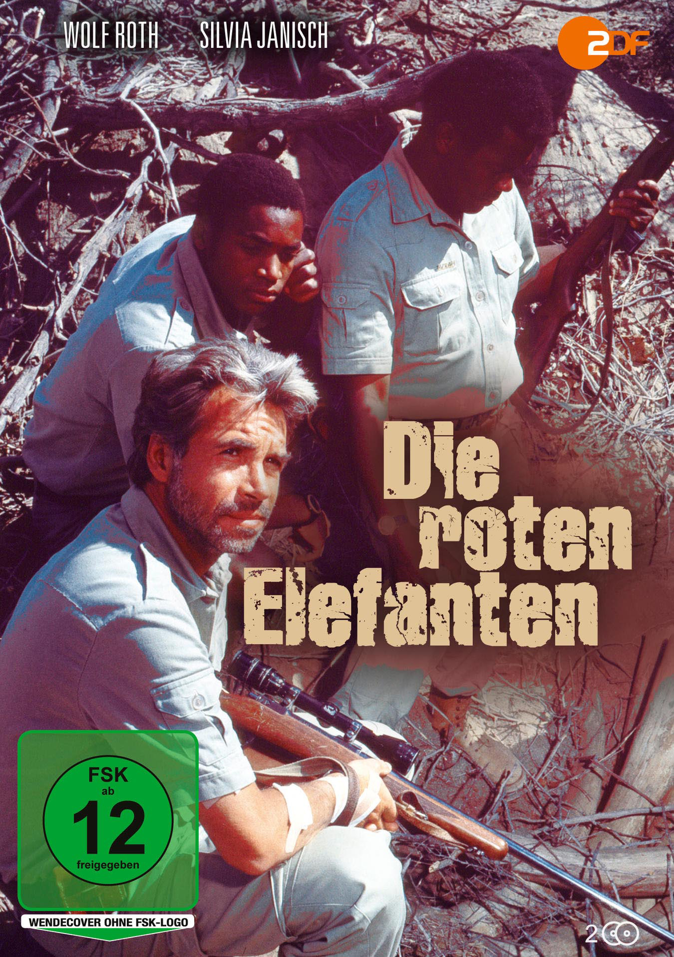 DVD-Cover mit drei Männern, die etwas ansehen. Der Text ist auf Deutsch.