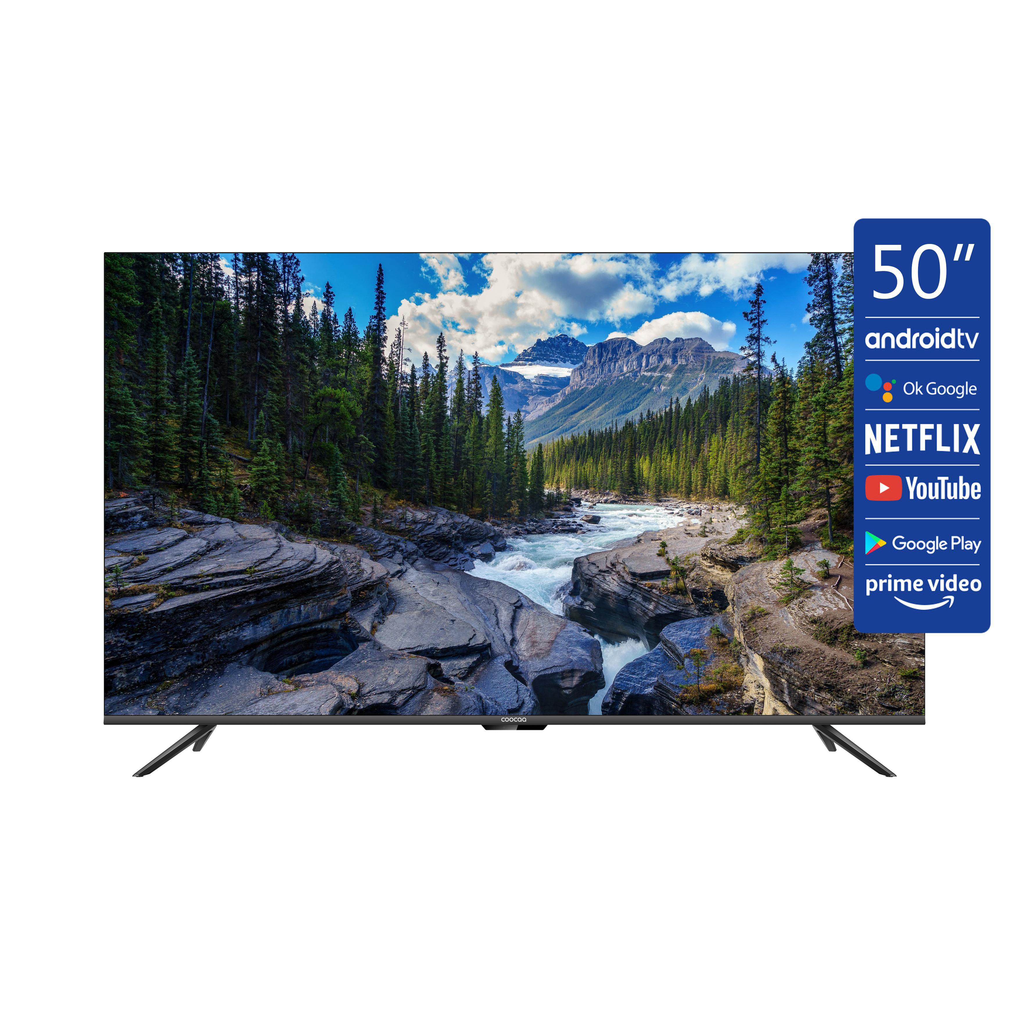 COOCAA 50S6G LED TV (Flat, 50 Zoll / 127 cm, UHD 4K, SMART TV, Android 10.)