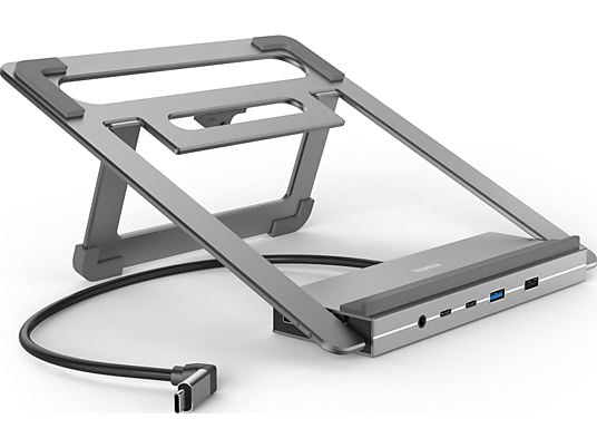 HAMA Connect2Office Stand - USB-C-Docking-Station (Grigio)