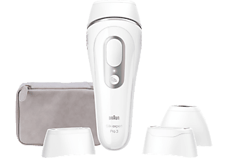 BRAUN Silk-expert Pro 3 PL3230 - IPL Haarentfernungsgerät (Weiss/Silber)