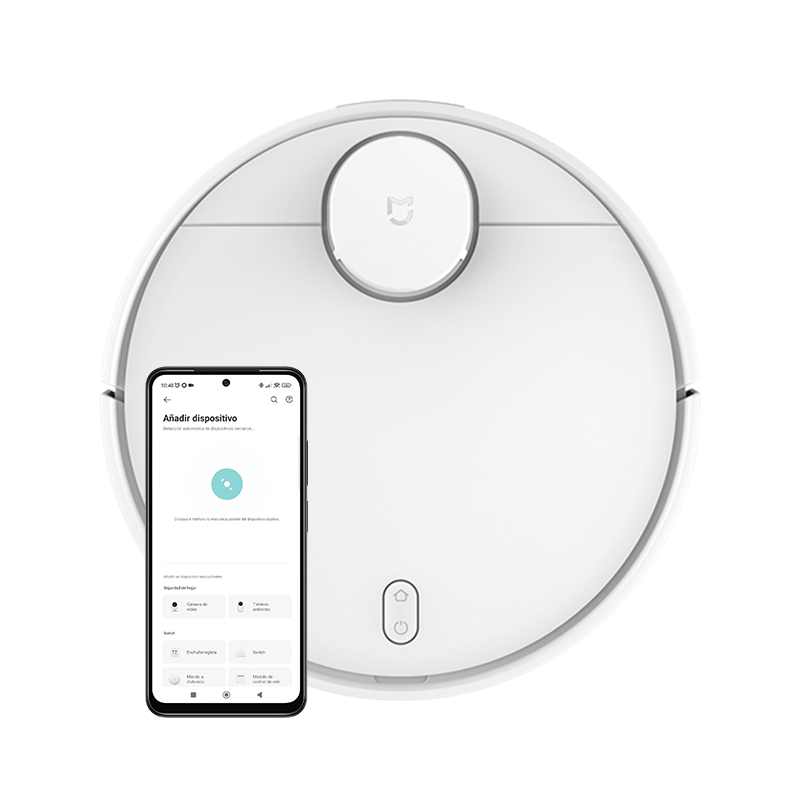 Robot aspirador - Xiaomi Mi Robot Vacuum Mop P White, 33 W, Wi-Fi, 0.5 l, Autonomía 2 h, 2100 Pa, Blanco