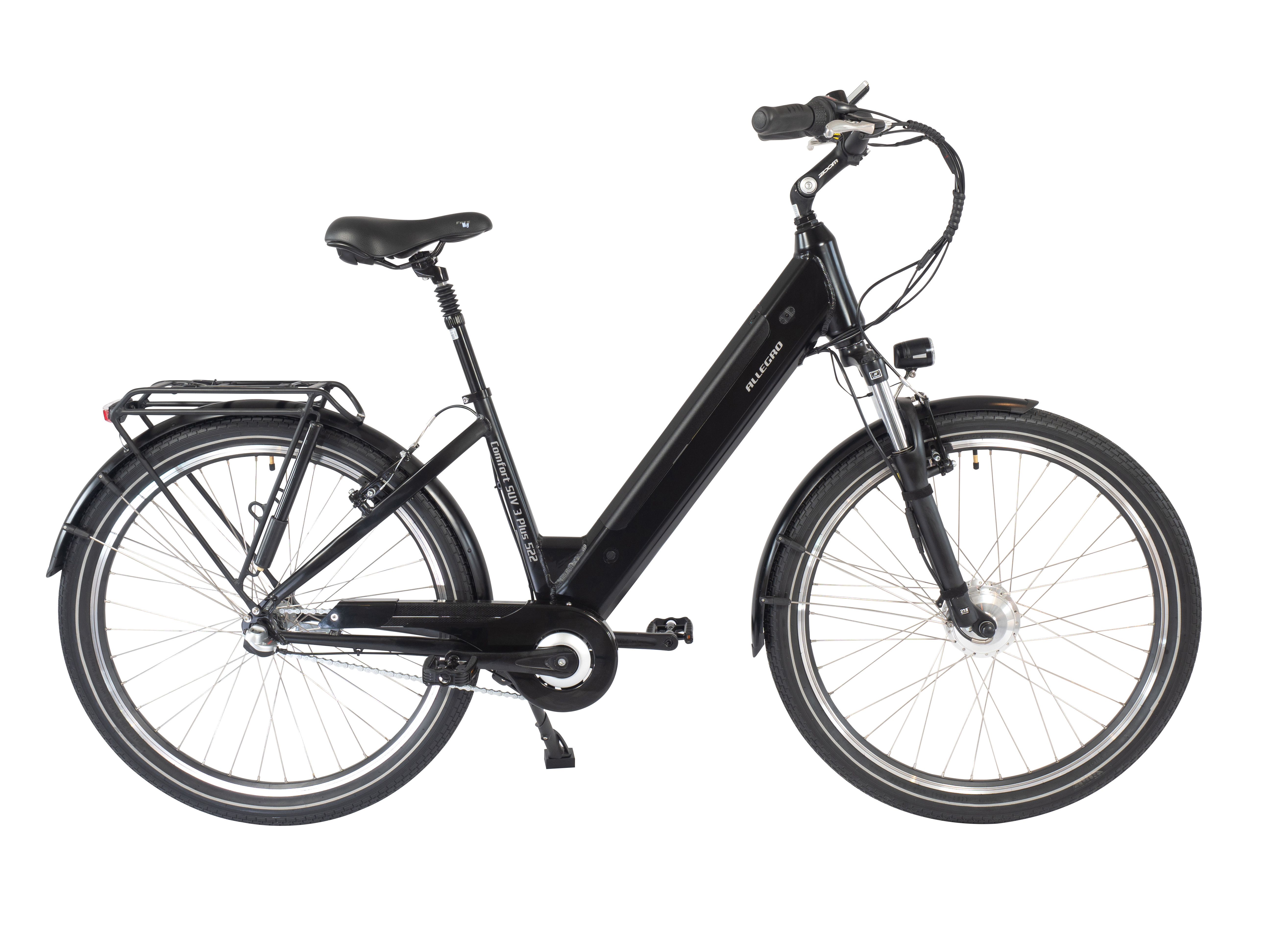 ALLEGRO Comfort SUV 3 Plus 522 27,5" Trekkingrad (Laufradgröße: 27,5 Zoll, Rahmenhöhe: 45 cm, Damen-Rad, 522, Schwarz)