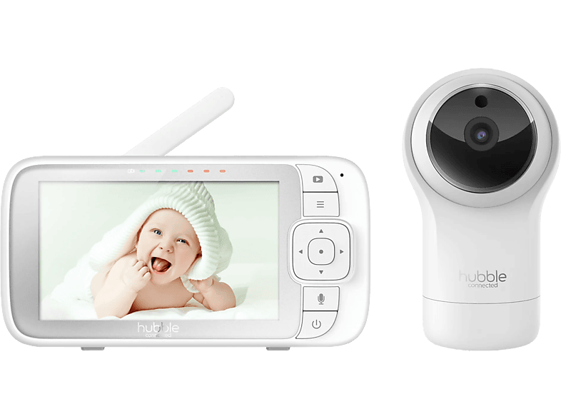 HUBBLE CONNECTED Nursery View Pro Babyphone (Weiss) MediaMarkt