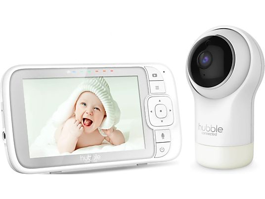 HUBBLE CONNECTED Nursery View Pro - Babyphone (Blanc)
