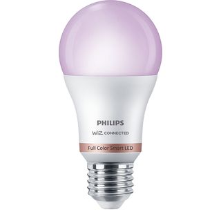 Bombilla inteligente - Philips Smart LED 8W A60 E27, Luz blanca y de colores, WiFi, Con tecnología SpaceSense
