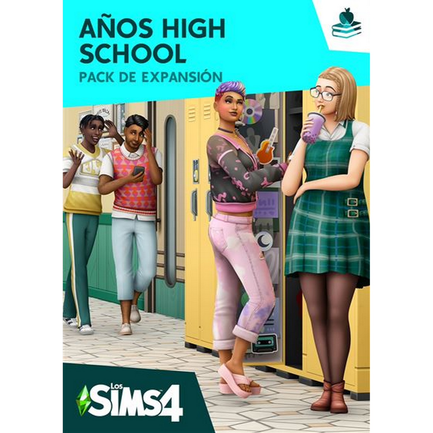 Pack Los 4 high school años ep12 pcwin videojuegos caja con descarga castellano