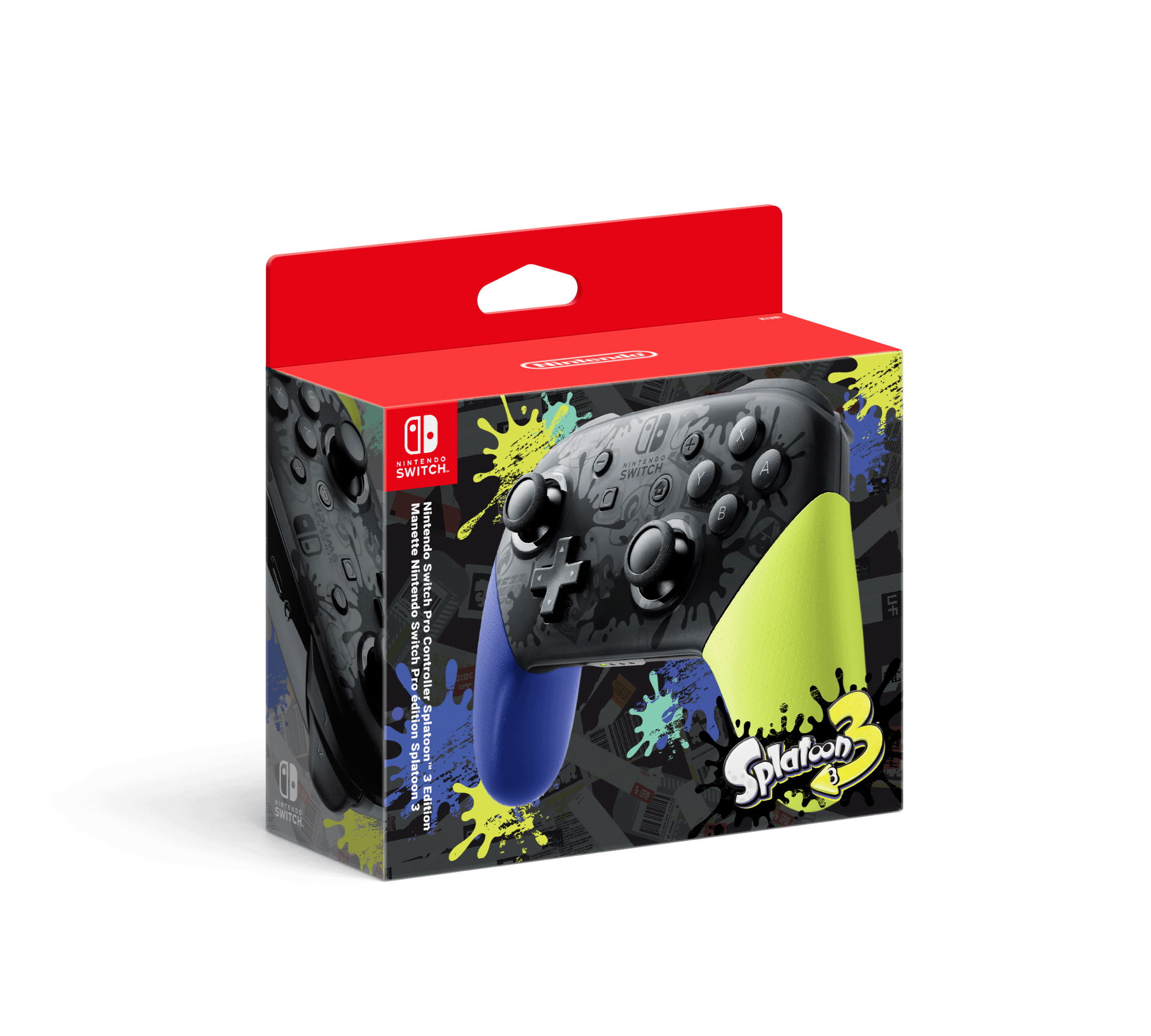 NINTENDO Switch Pro Splatoon 3 Edition Controller Mehrfarbig für Nintendo Switch