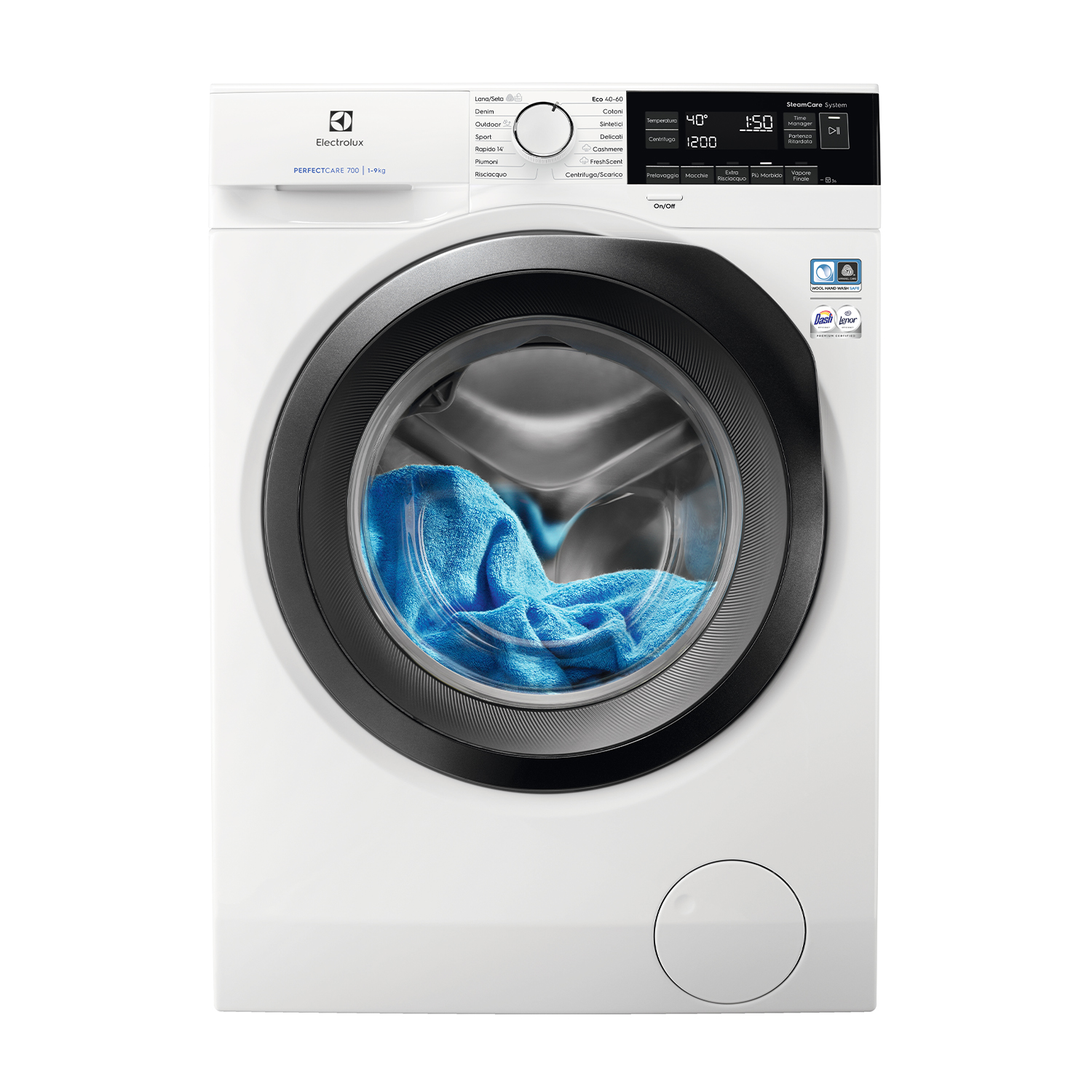 Electrolux Ew7F3H94 Lavatrice, Caricamento frontale, 9 kg, 63,6 cm, Classe A