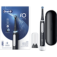 ORAL-B iQ Series 4 mit Reiseetui Elektrische Zahnbürste Matt Black