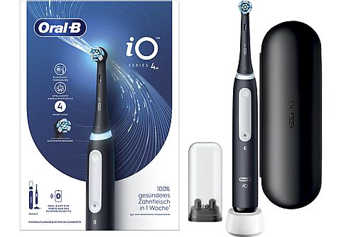 ORAL-B iO Series 4 mit Reiseetui Elektrische Zahnbürste Matt Black online  kaufen | MediaMarkt