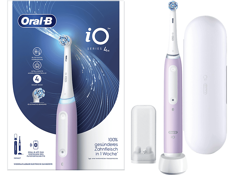 ORAL-B iO Series 4 mit Reiseetui Elektrische Zahnbürste Lavender online  kaufen | MediaMarkt