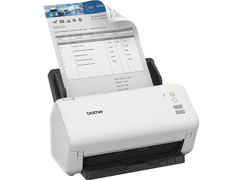 Thumbnail - BROTHER ADS-4100 - Kompakter Desktop Dokumenten Scanner , 600 x dpi (optisch)