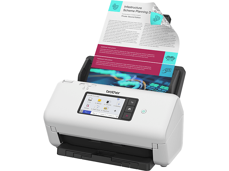 Thumbnail - BROTHER ADS-4700W - Professioneller Duplex Scanner , 600 x dpi (optisch)