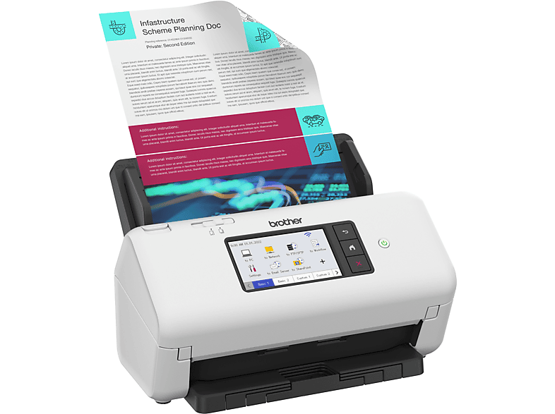 Thumbnail - BROTHER ADS-4700W - Professioneller Duplex Scanner , 600 x dpi (optisch)