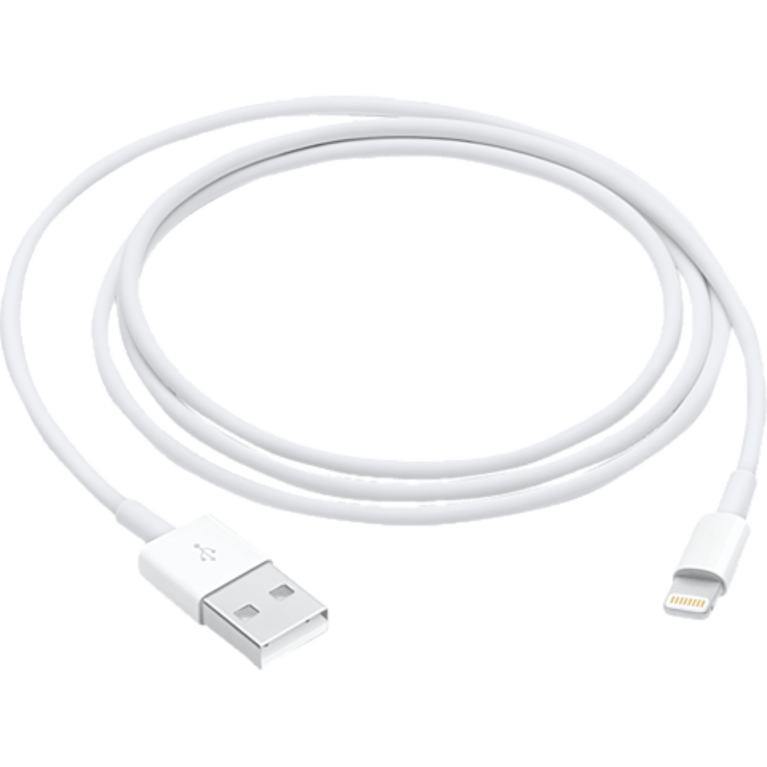 APPLE Cable conector Lightning a USB, para iPhone y iPad, 50 cm, Blanco