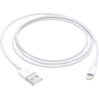APPLE Cable conector Lightning a USB, para iPhone y iPad, 50 cm, Blanco