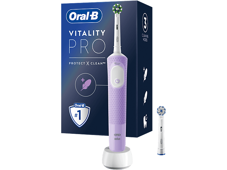 Braun oral-b vitality pro3 3500 negro + estuche / cepillo de dientes  eléctrico recargable / tecnología de limpieza 3d