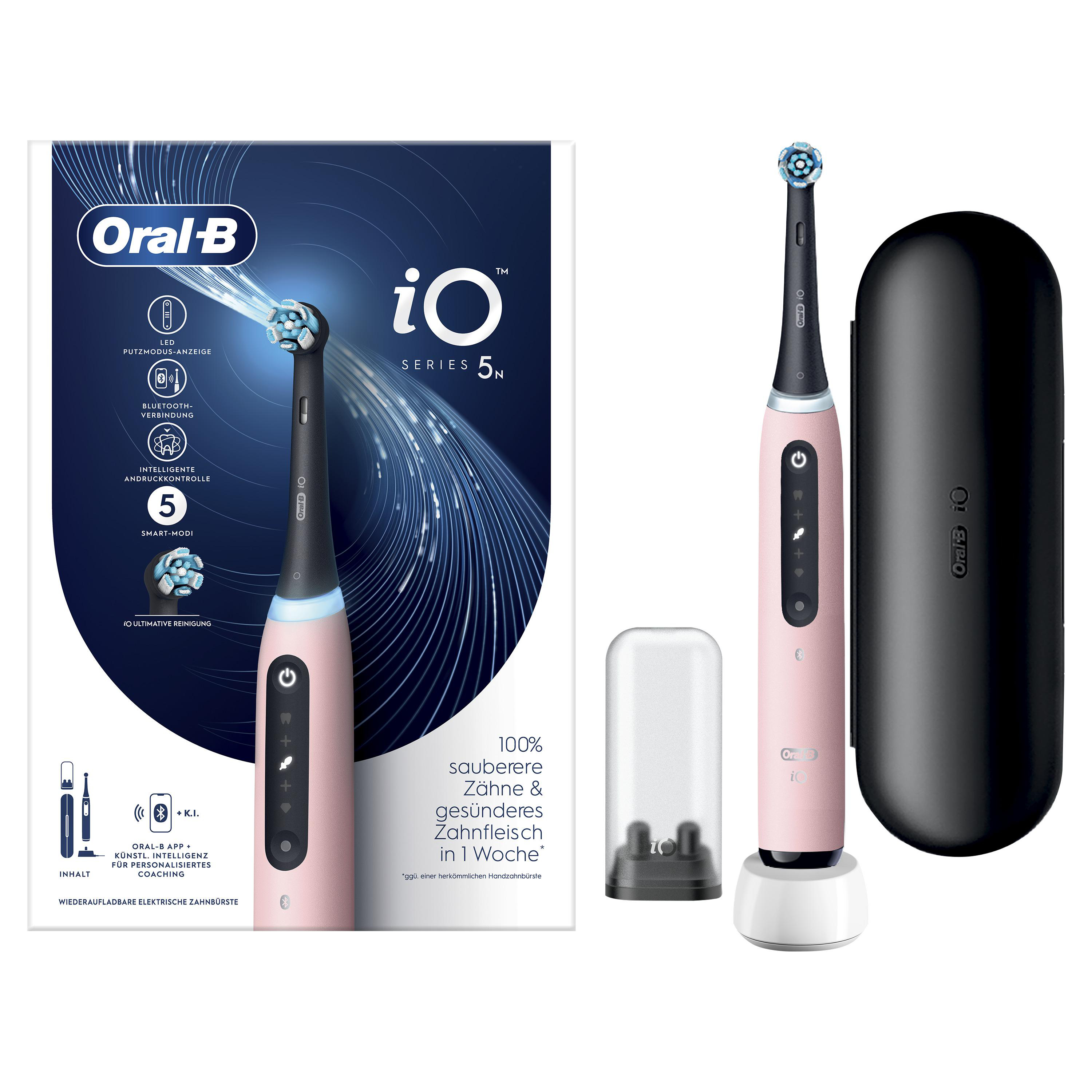 ORAL-B iO Series 5 Elektrische Zahnbürste Blush Pink