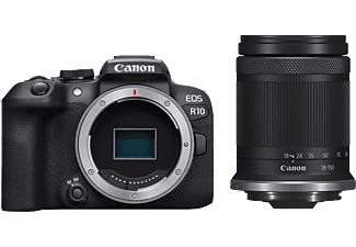 CANON EOS R10 tükör nélküli fényképezőgép + RF-S 18-150mm, fekete (5331C039AA)