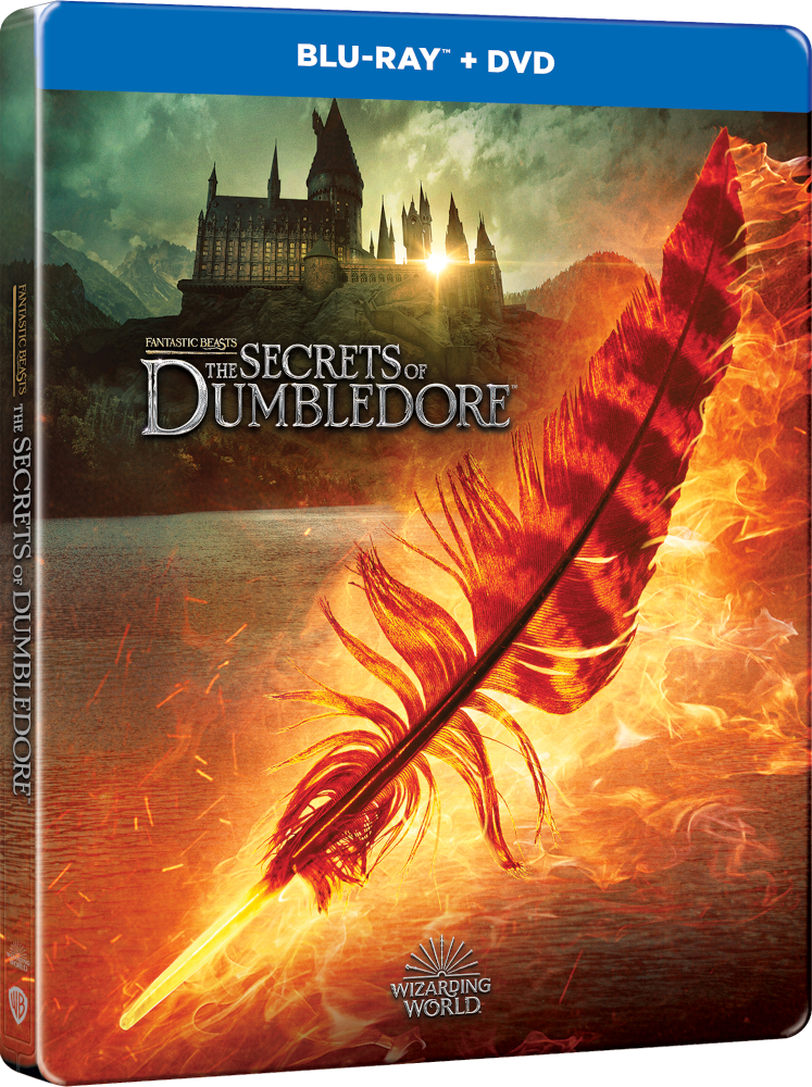 Legendás állatok: Dumbledore titkai ("Phoenix Feather" Steelbook) (Blu-ray + DVD)