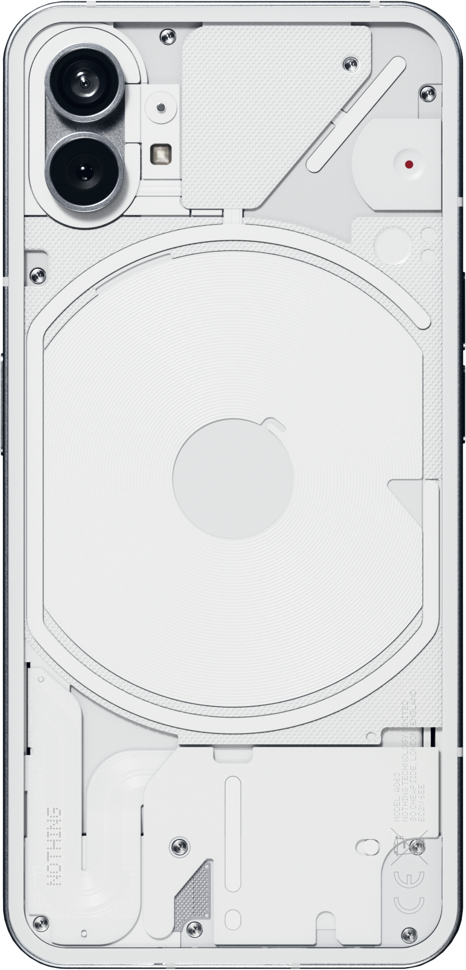 NOTHING phone (1) - Smartphone (6.55 ", 256 GB, Weiss)