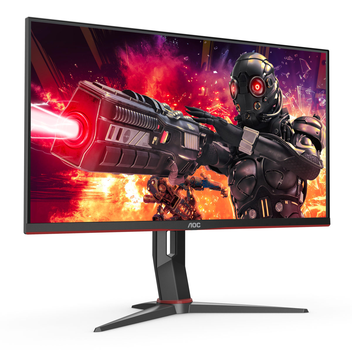 AOC U28G2XU2 28 Zoll  UHD 4K  Gaming Monitor mit 4k UHD Auflösung, 144 Hz, HDR400, 1 ms GtG, Low Input Lag, 6 Spielmodi, AOC Game Color, AOC Shadow Control und AOC G-Menü  1 ms Reaktionszeit  