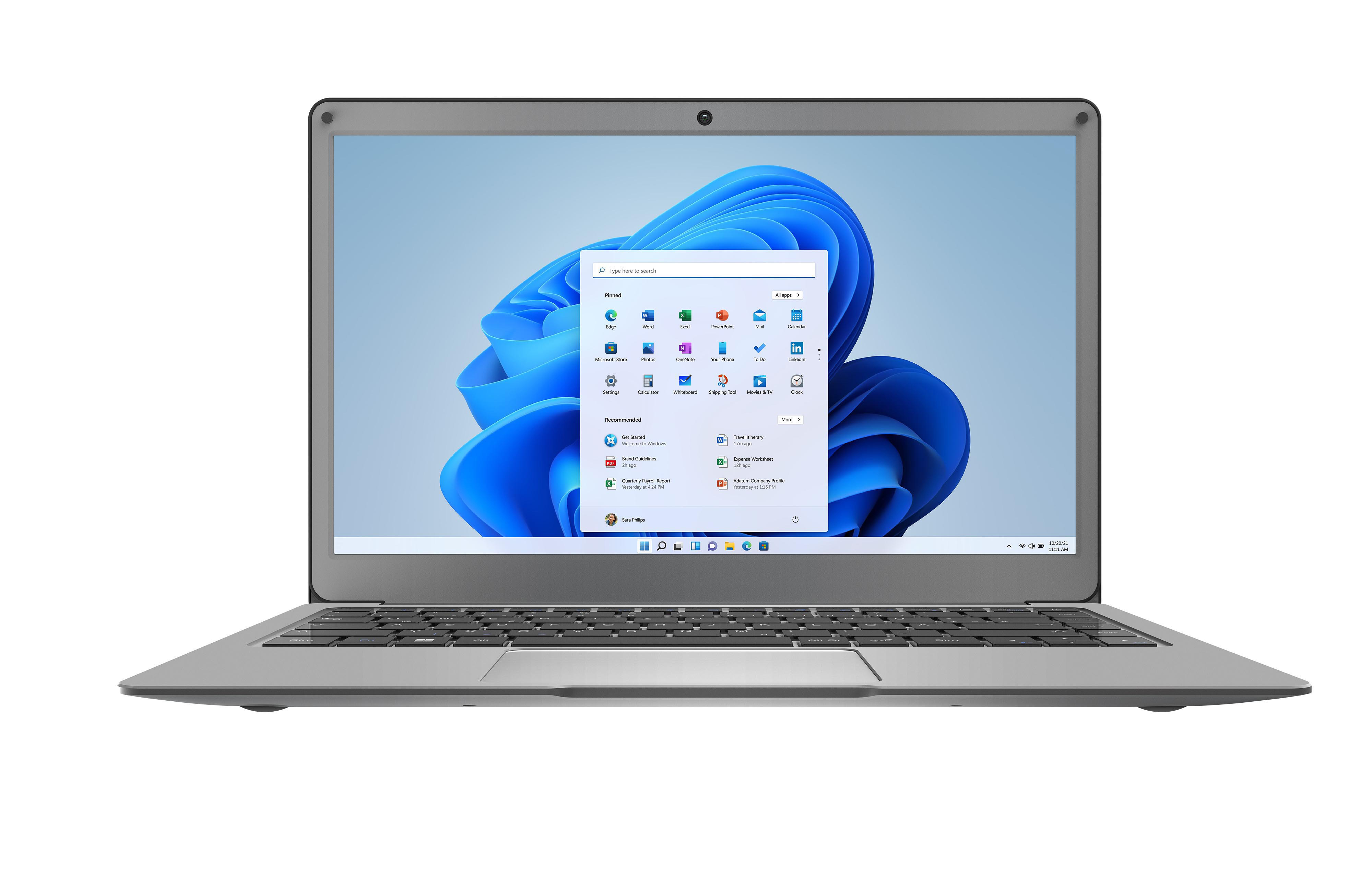 PEAQ Slim PNB S132V-1G428D-2O - 13,3 Zoll - Intel® Celeron® N4020 - 4 GB - 128 GB - Intel® UHD 600 - Windows 10 Home S-Modus (64 Bit)