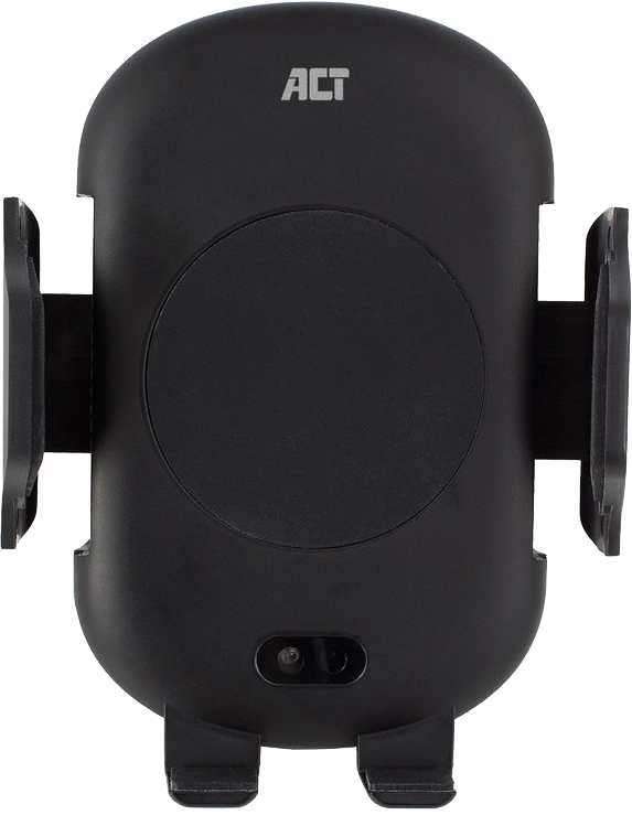 ACT Autós telefon tartó vezeték nélküli gyorstöltés funkcióval, fekete (AC9010)