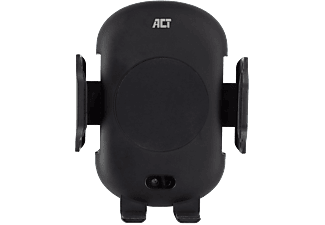 ACT Autós telefon tartó vezeték nélküli gyorstöltés funkcióval, fekete (AC9010)