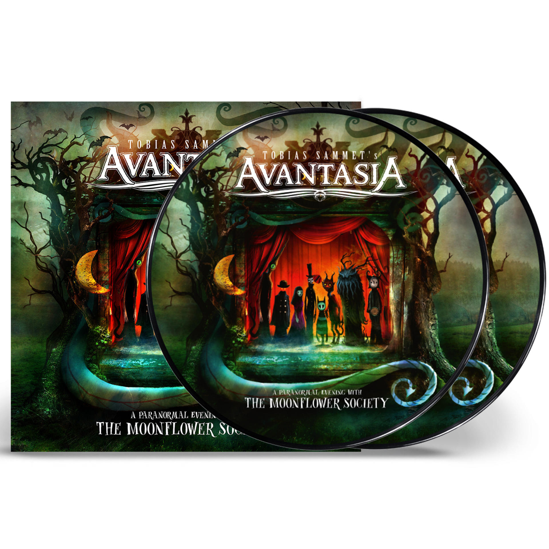Moonflower PIC - (Vinyl) - Avantasia With The 2LP Evening Society A Paranormal