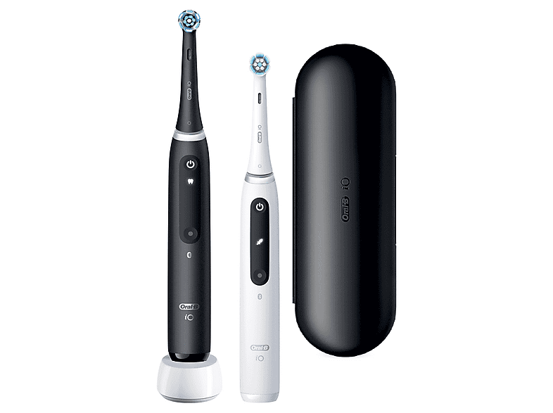 Oral-B iO Series 5 n Duo Elektrische Zahnbürste Black + White — Foto 4 von 5