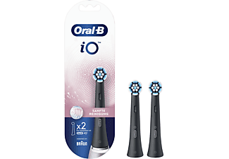 ORAL-B iO Sanfte Reinigung BLACK 2er Aufsteckbürsten